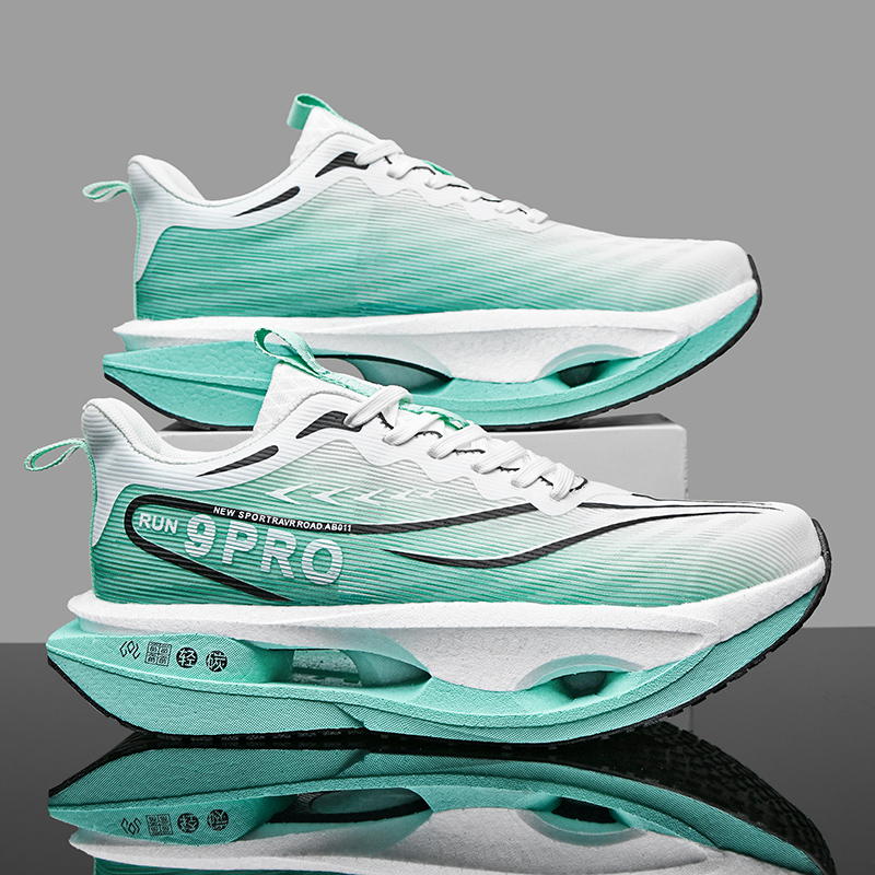 Men Running Shoes Marathon Spo - огляд і ціна Breathable Mesh Athletic Shoes