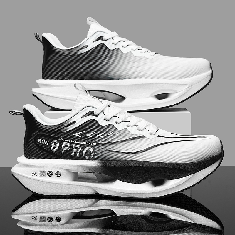 Men Running Shoes Marathon Spo - огляд і ціна Breathable Mesh Athletic Shoes