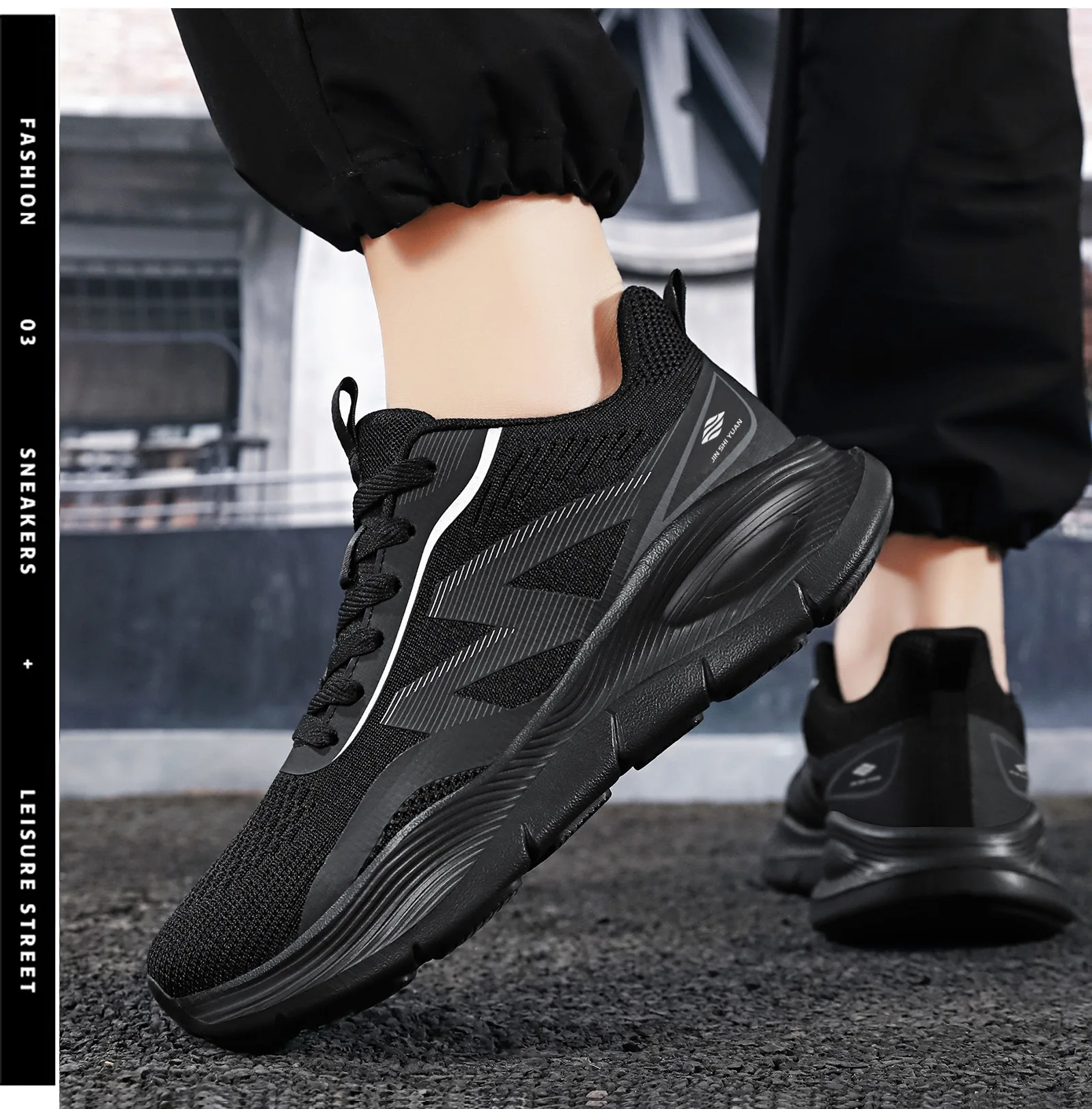 Men Mesh Running Sneakers Ligh - огляд і ціна Shock Absorbing Gym Trainers